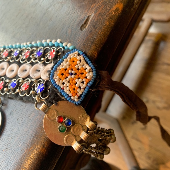 Vintage Afghani belt with pendants and dangles